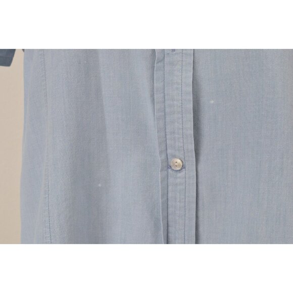 Worn and Faded Faconnable Cotton‎ Womens Button Shirt size XL - Picture 5 of 12
